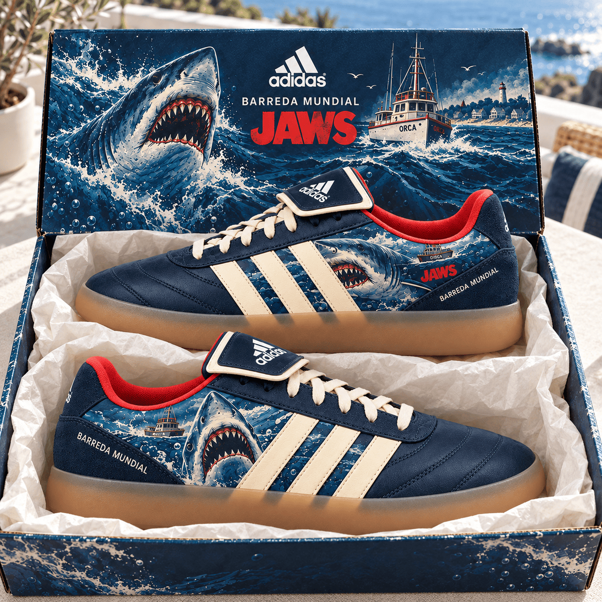 PREMIUM JAWS HERITAGE ART SNEAKERS HQH
