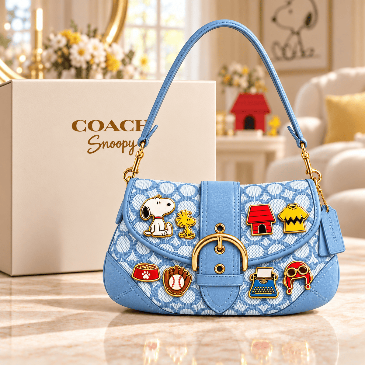 Premium SPNY Soho Bag With Charm NPL