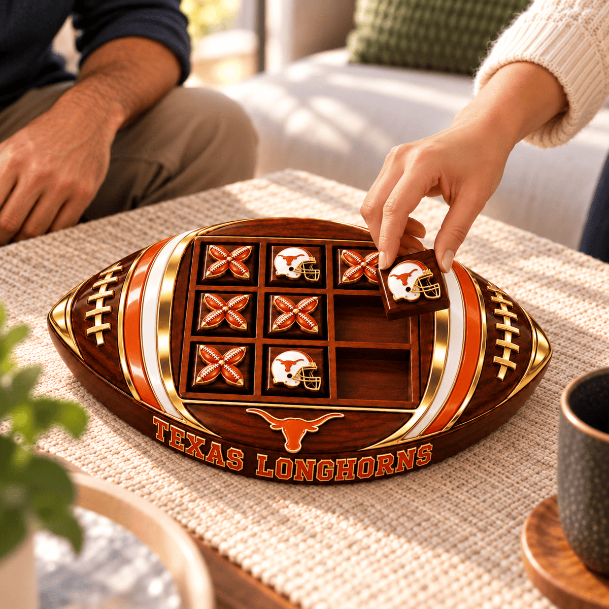 TLS Wooden Tic Tac Toe Game DNBN