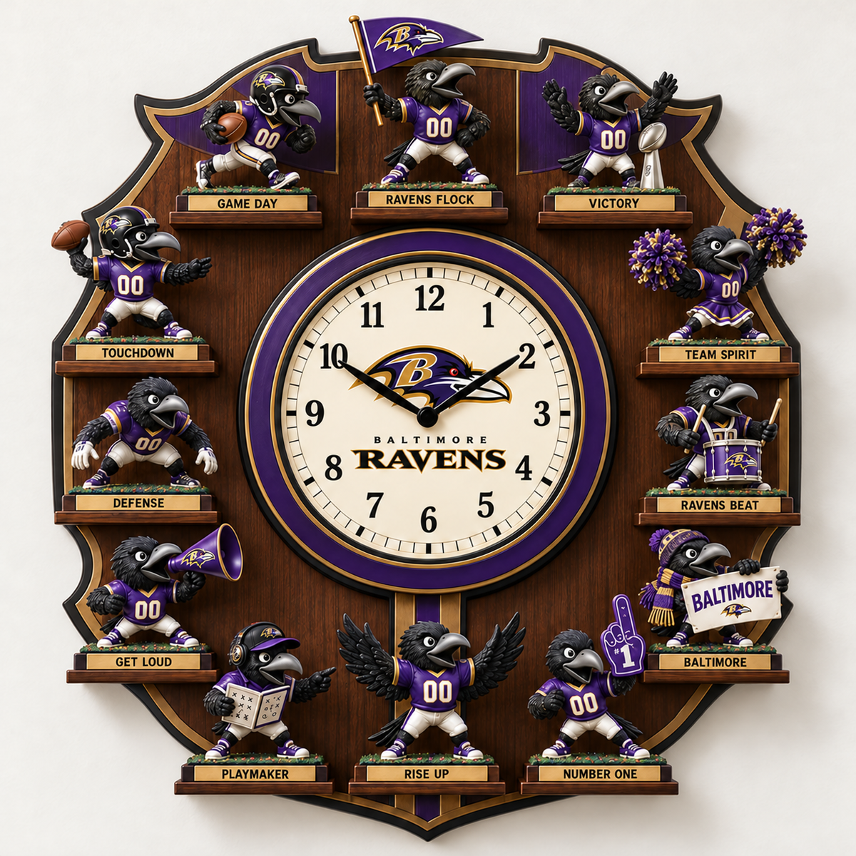 BTR Premium Mascot Sculpture Clock Collection PTKL