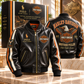 HLDV PREMIUM LEATHER BOMBER JACKET NTNA