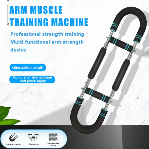40KG u shape Hand Gripper Strengths Twister Arm Trainer Power Twister Bar Fitness Equipment for Men and Women Home Workout
