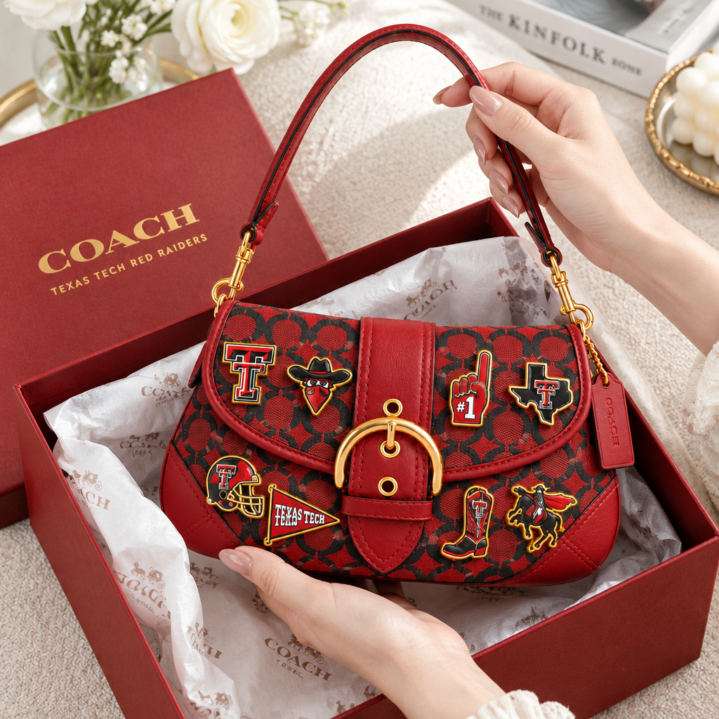 Texas Tech Red Raiders Soho Bag With Charm