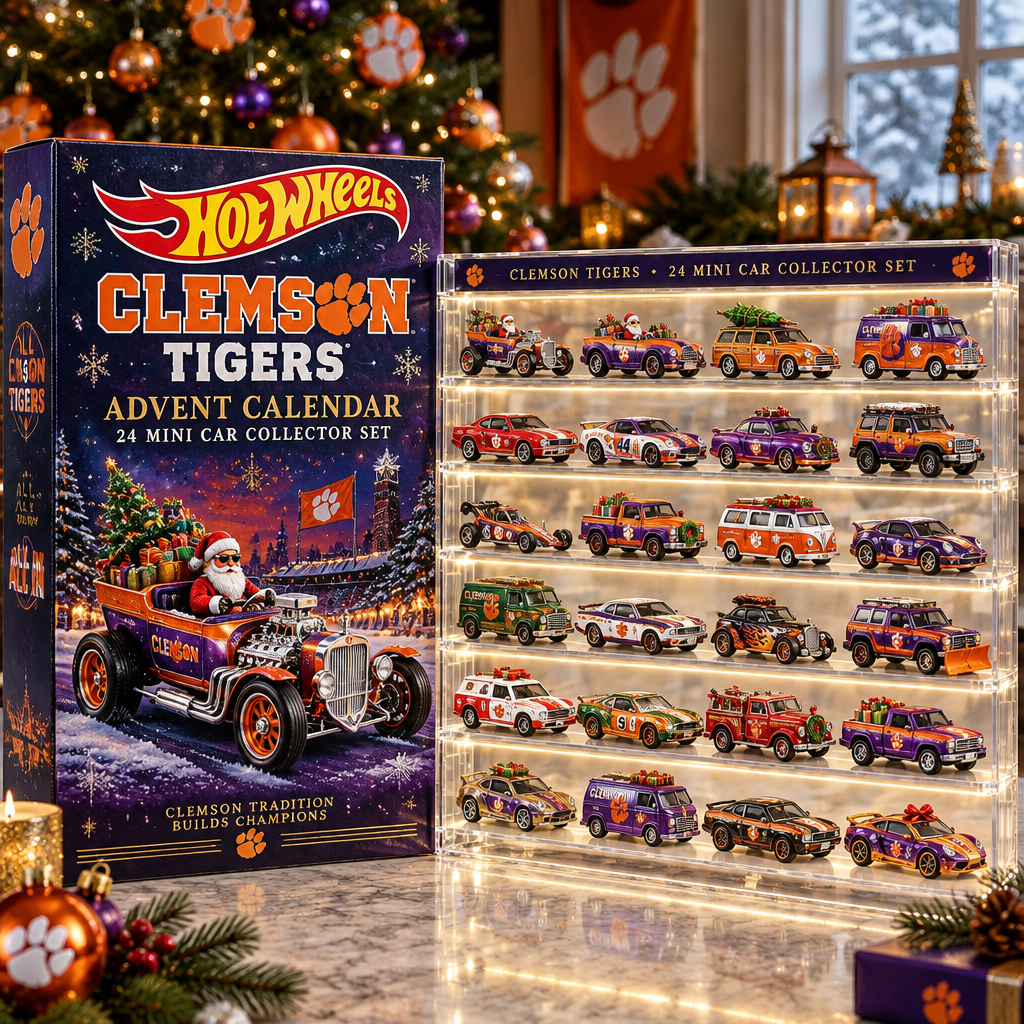 Clemson Tigers Premium Mini Car Advent Calendar