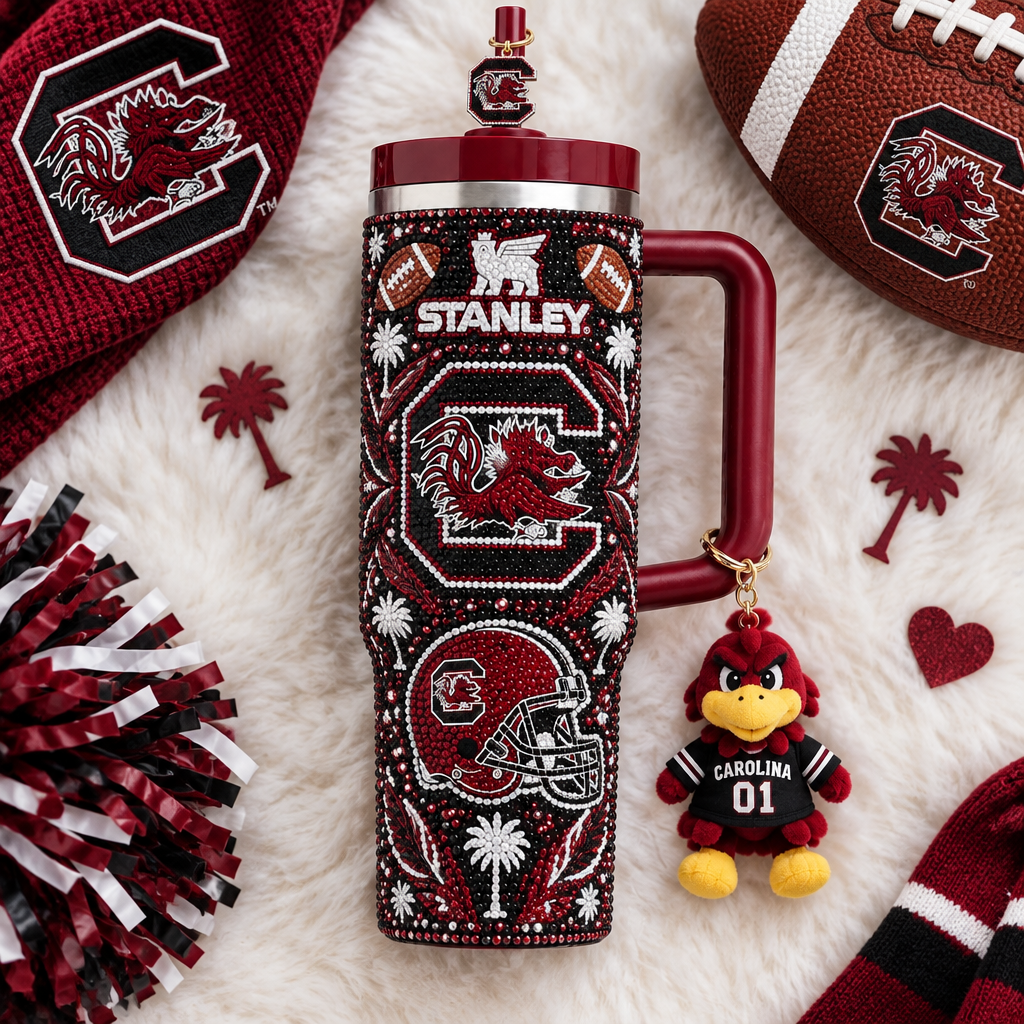South Carolina Gamecocks 40oz Tumbler With Handle TTNL