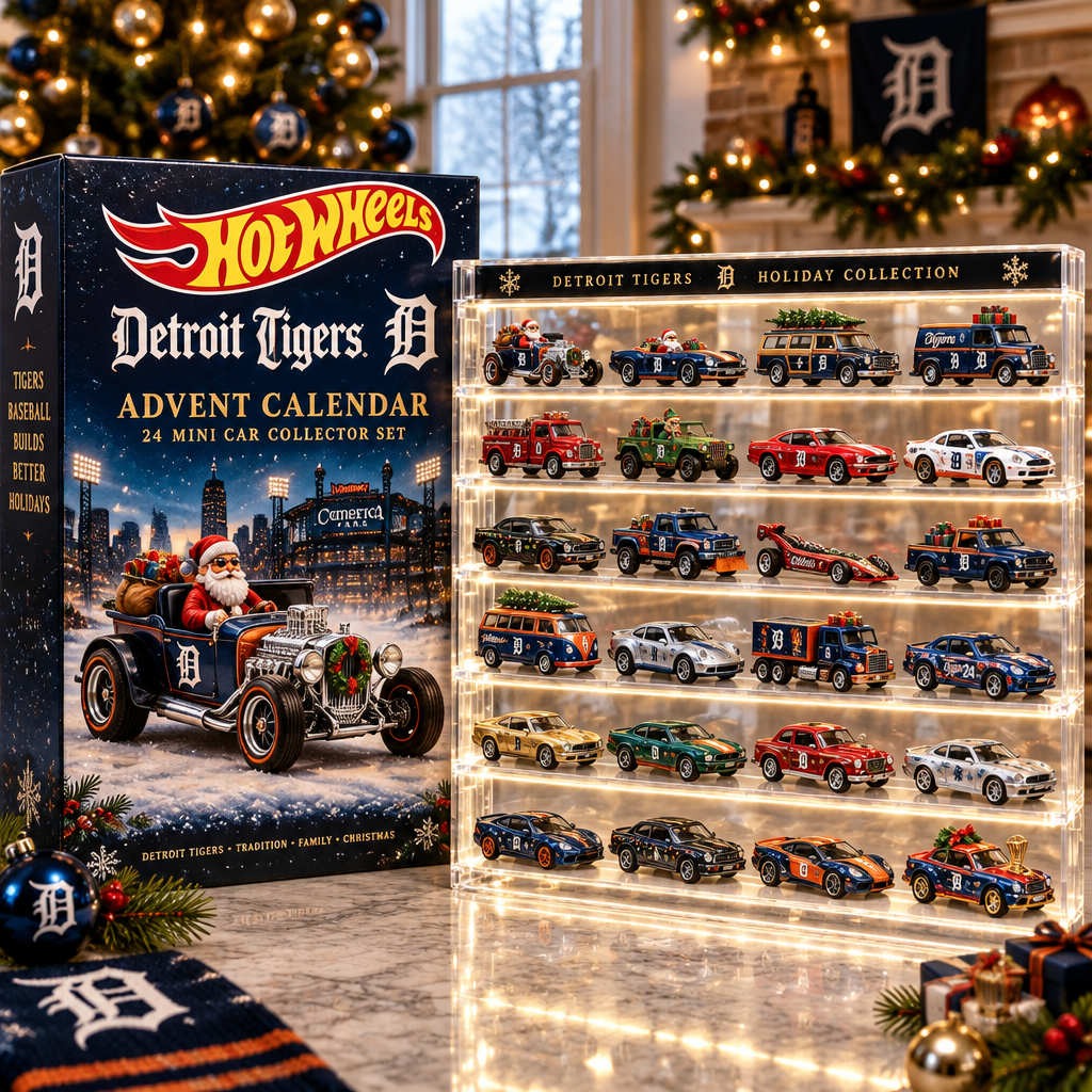 Detroit Tigers Premium Mini Car Advent Calendar