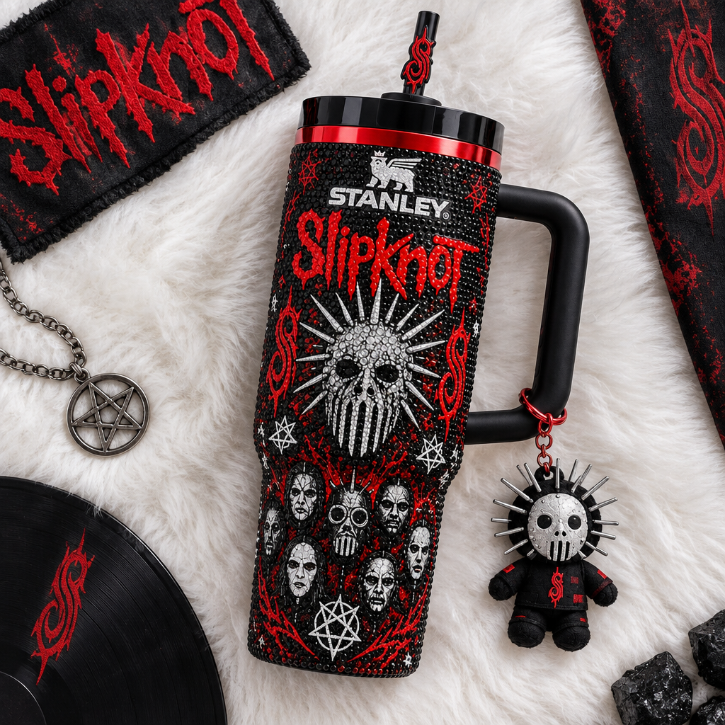 Slipknot 40oz Tumbler With Handle TTNL
