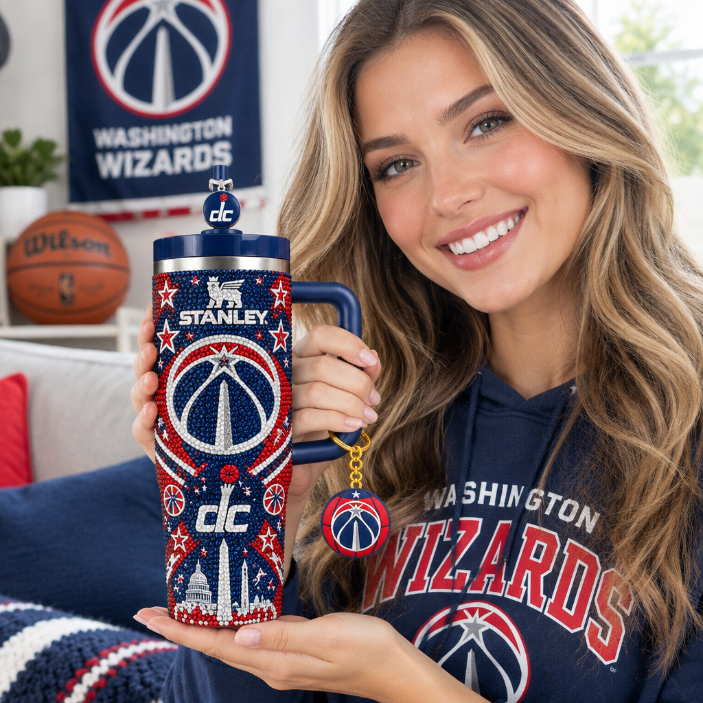 Washington Wizards 40oz Tumbler With Handle TTNL